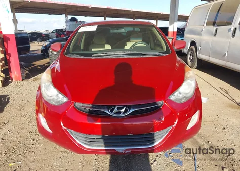 2013 Hyundai Elantra Gls из США, поврежденный, VIN KMHDH4AE7DU709322